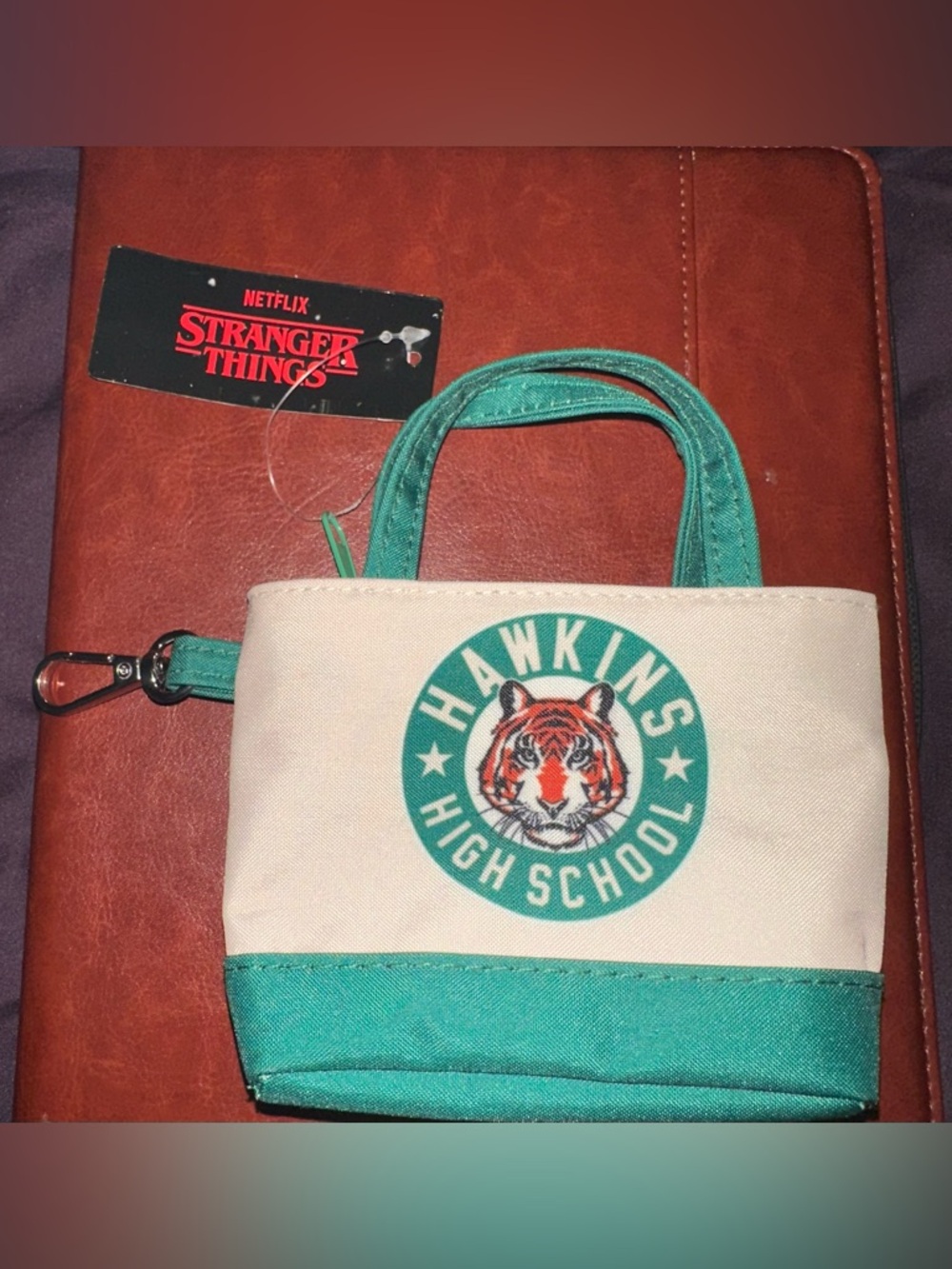 New Stranger Things Hawkins High School Tote Coin Purse